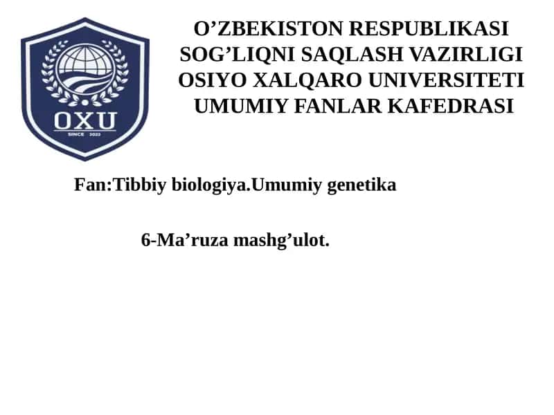 Individual rivojlanishning umumiy qonuniyatlari 1