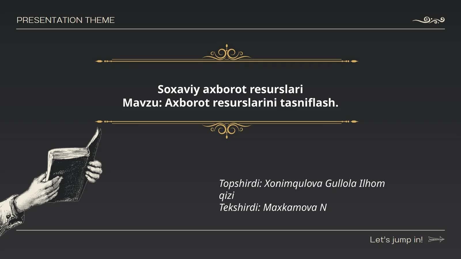 Soxaviy axborot resurslari 1