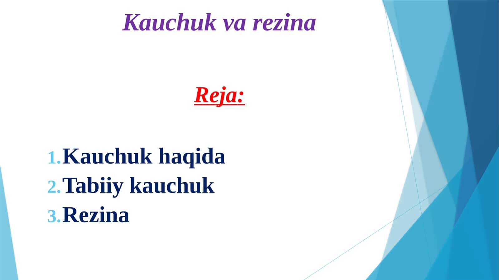Kauchuk va rezina 1
