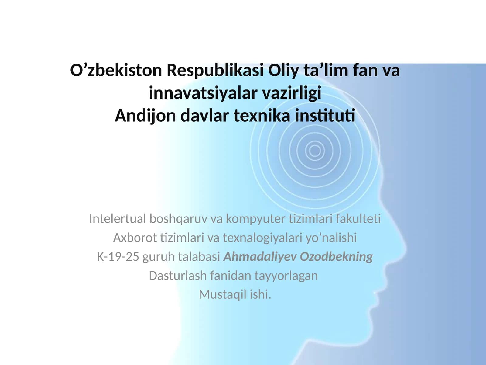 VAKTOR kutubxonasi bilan ishlash 1
