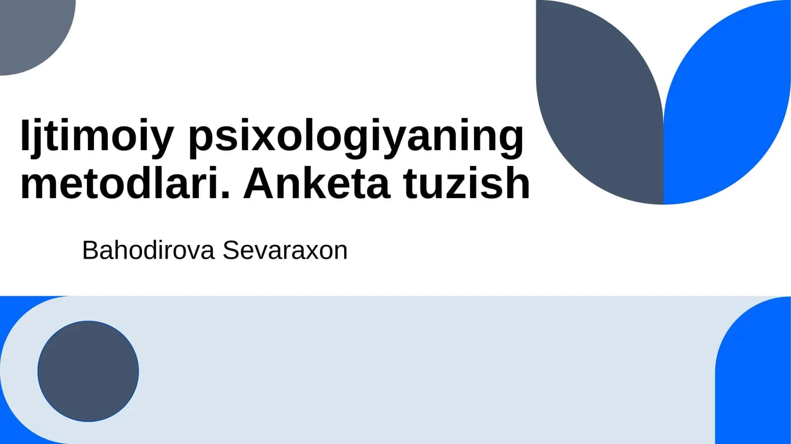 IjtimoiypsiXologiya Metodlari 1