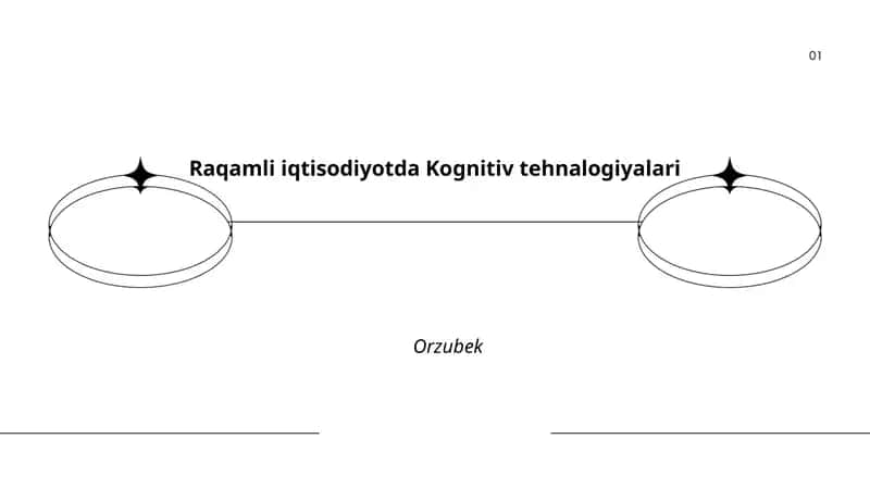 Raqamli iqtisodiyotda Kognitiv tehnalogiyalari 1