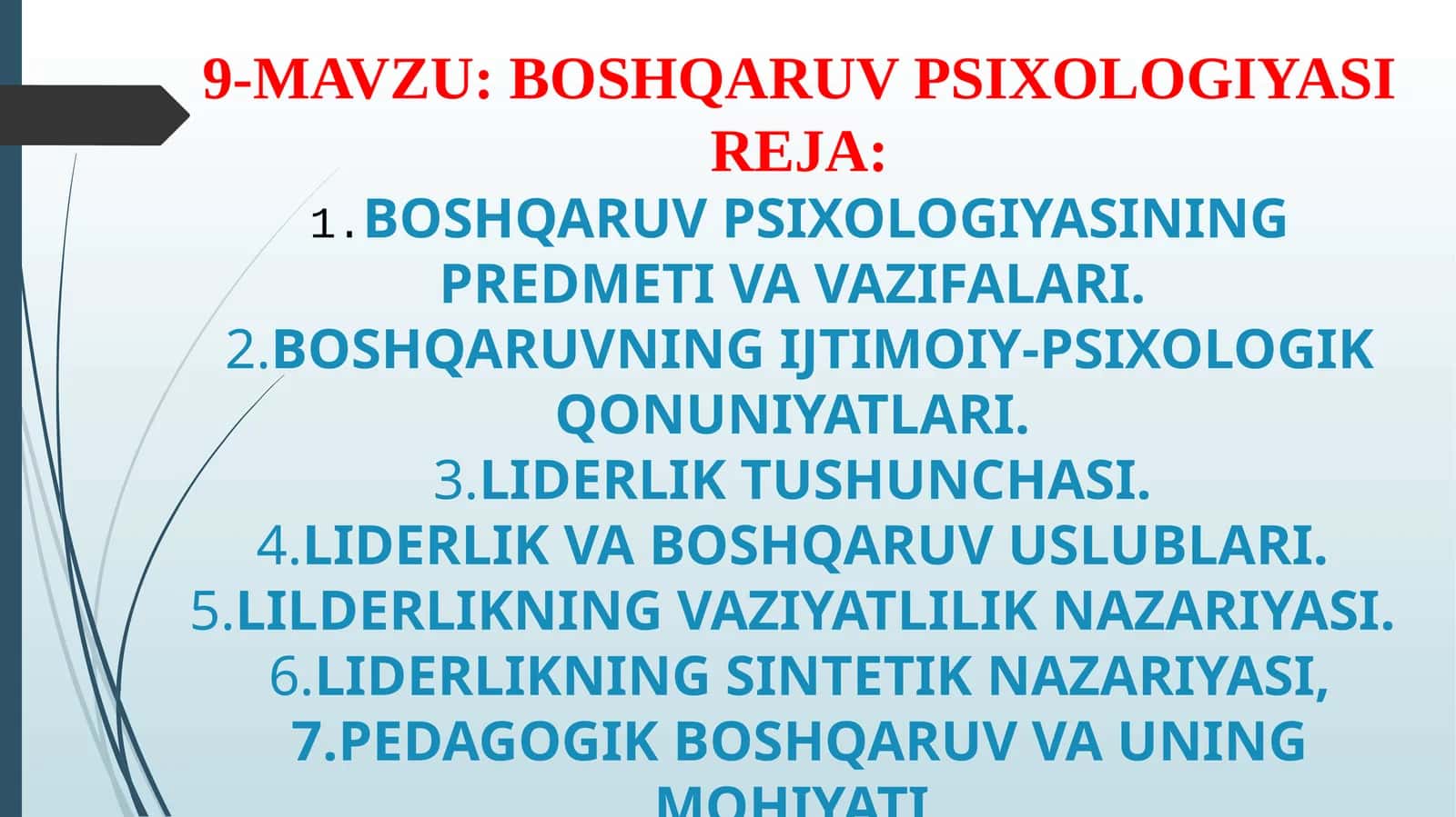 BOSHQARUV PSIXOLOGIYASI 1