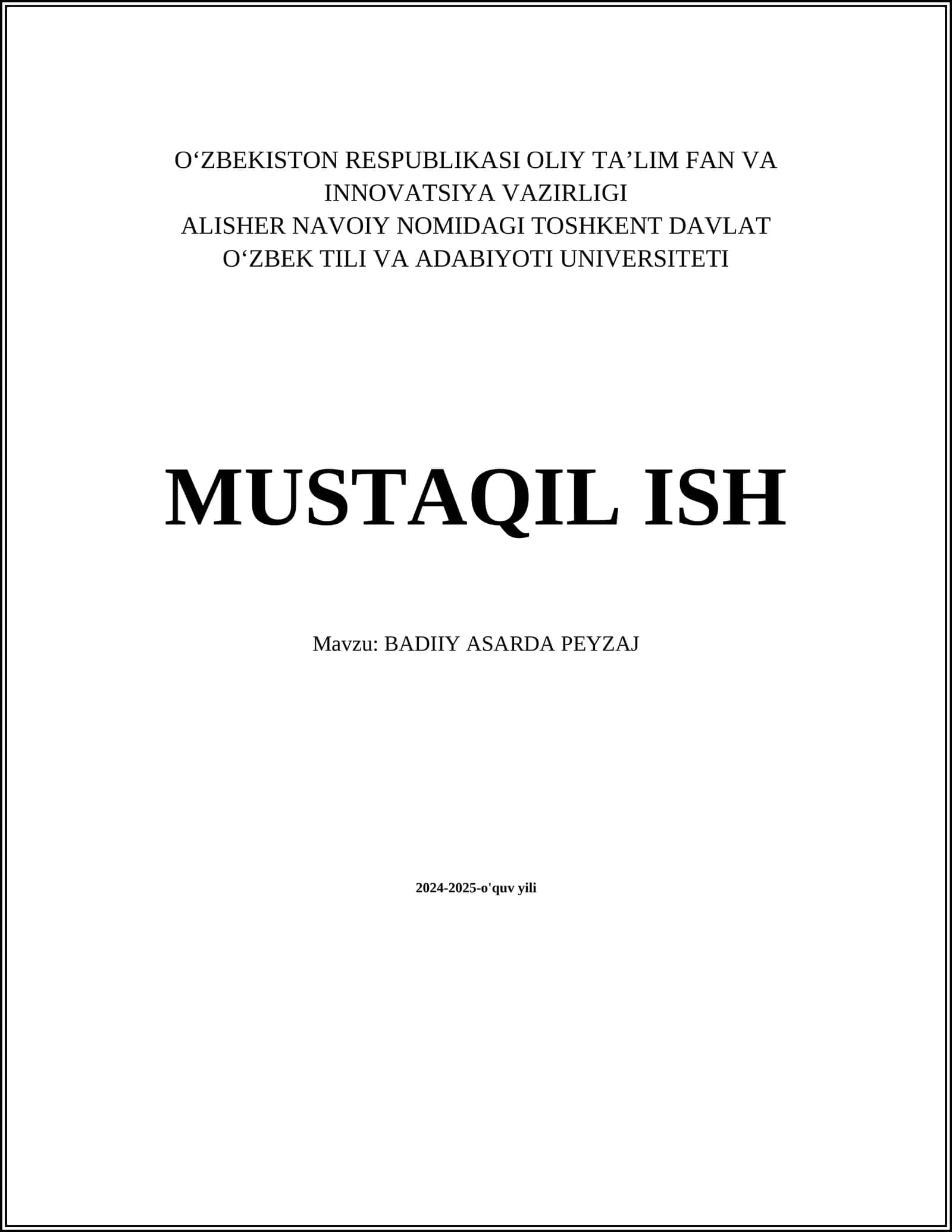 BADIIY ASARDA PEYZAJ 1