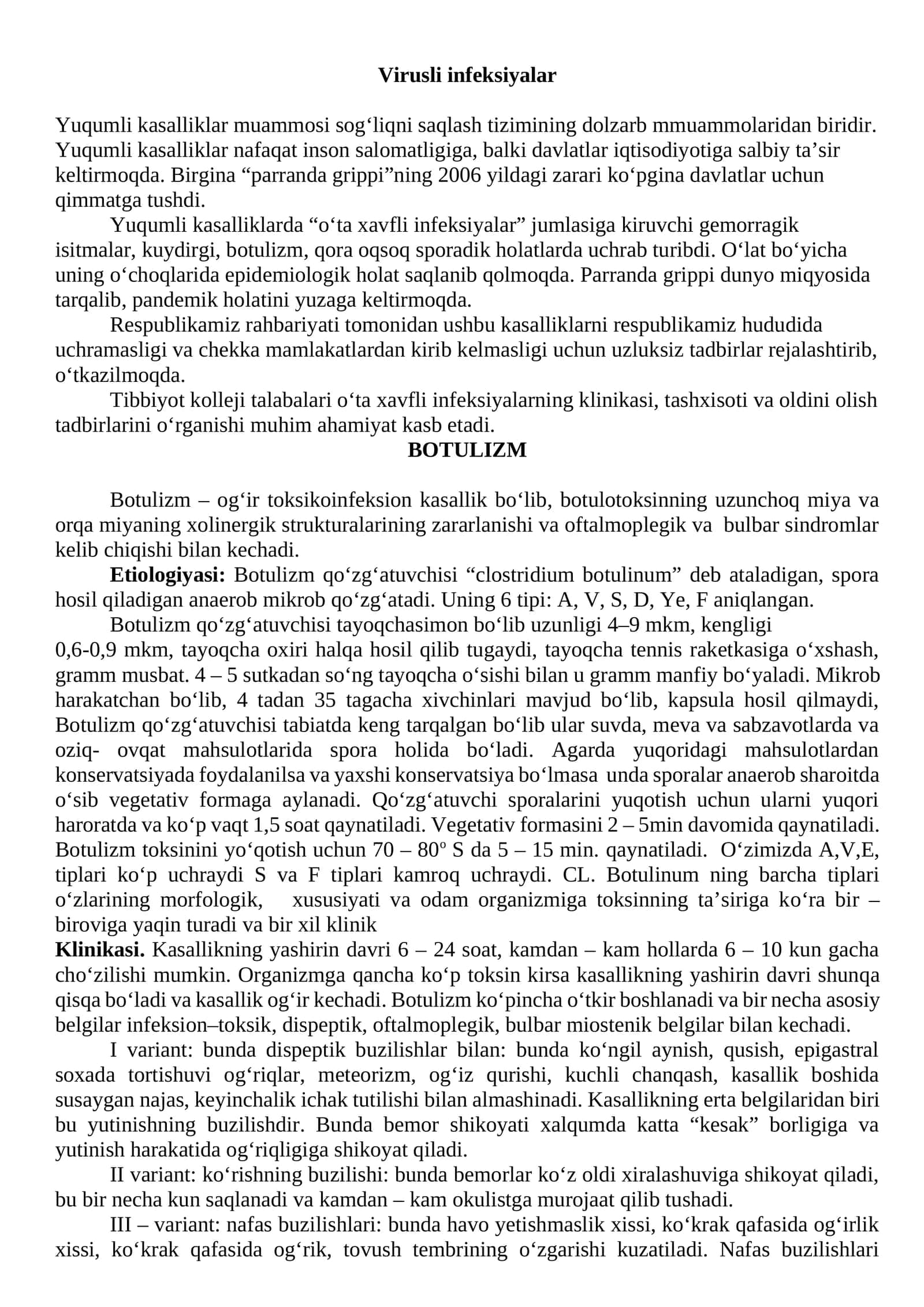 Virusli infeksiyalar 1