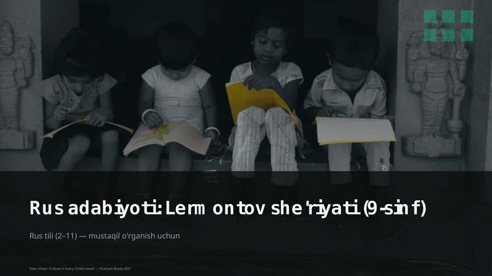 Rus adabiyoti: Lermontov she'riyati (9-sinf) 1