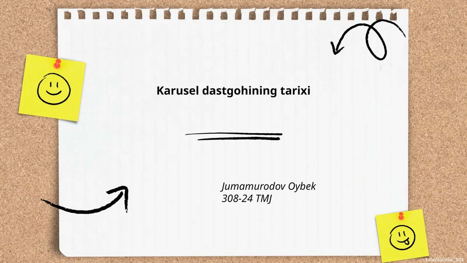 Karusel dastgohining tarixi 1