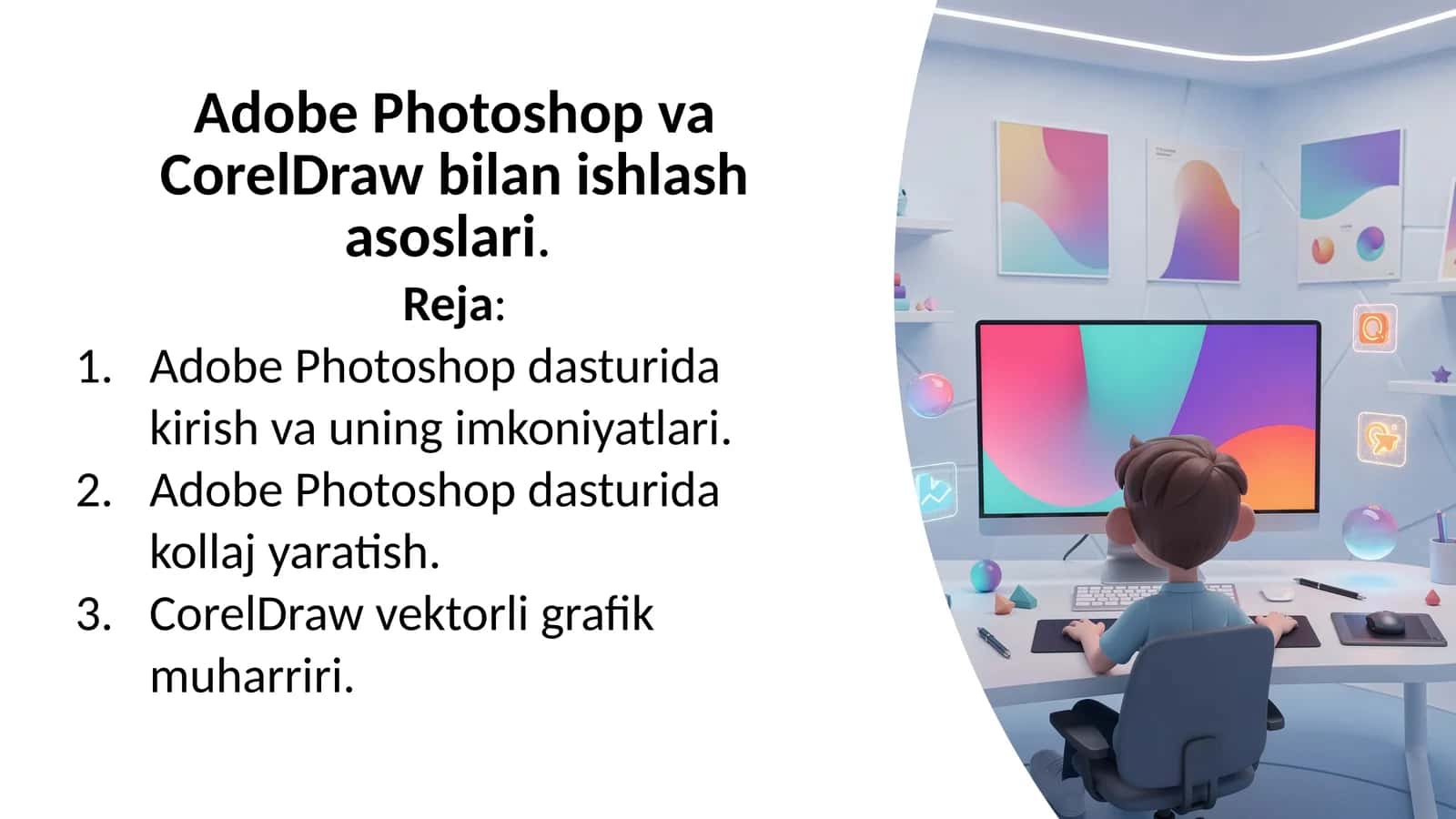Adobe PhotoshopvaCorelDrawbilanishlashasoslari 1