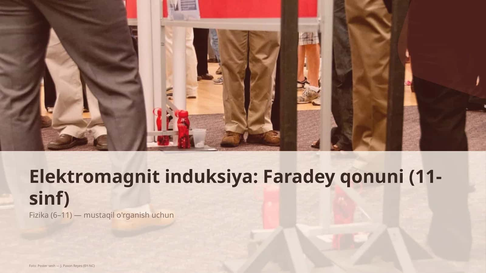Elektromagnit induksiya: Faradey qonuni (11-sinf) 1