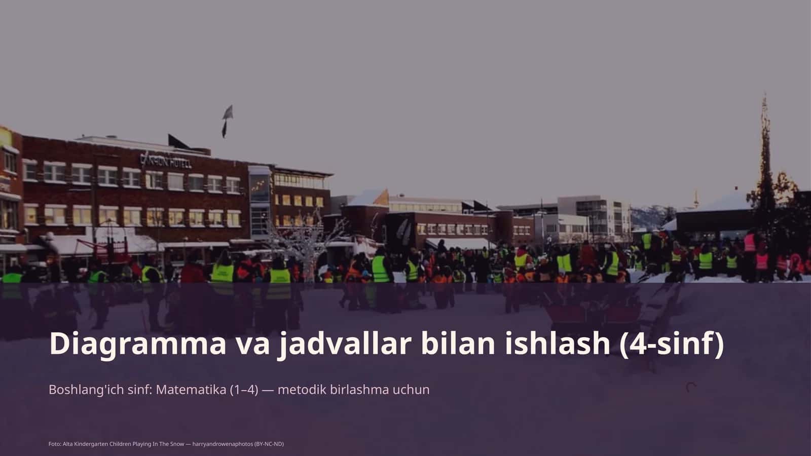 Diagramma va jadvallar bilan ishlash (4-sinf) 1