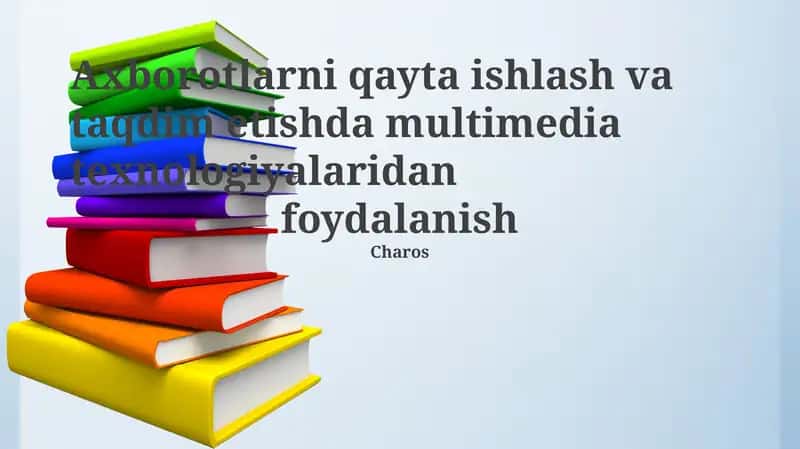 Multimediya Texnologiyalari 1