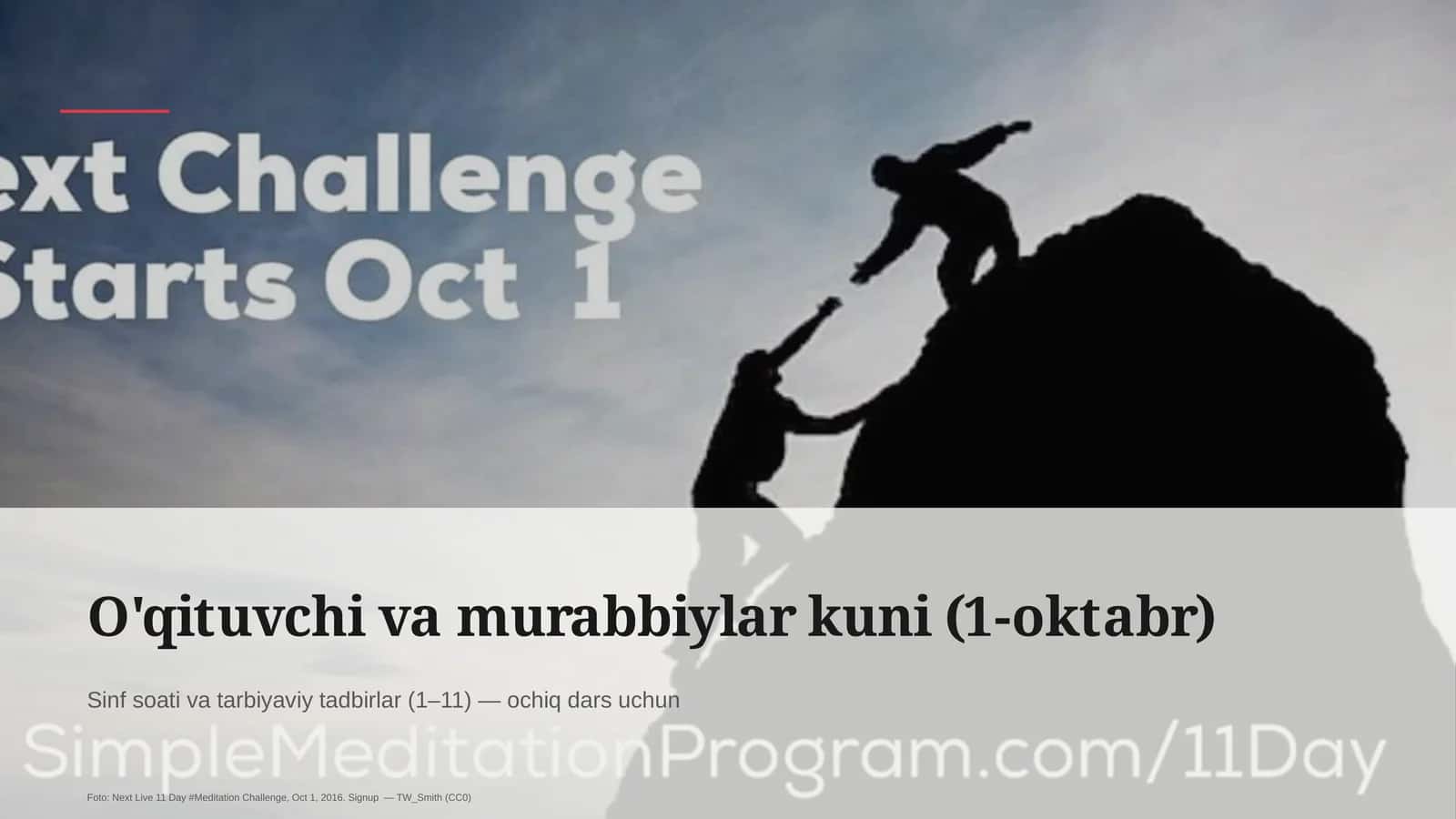 O'qituvchi va murabbiylar kuni (1-oktabr) 1