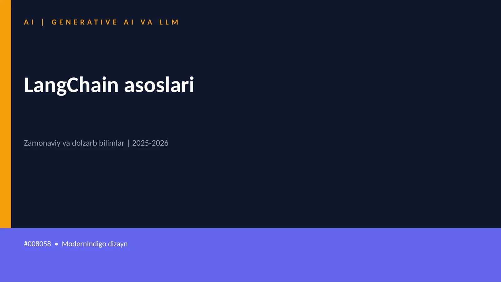 GENERATIVE AI VA LLM 1