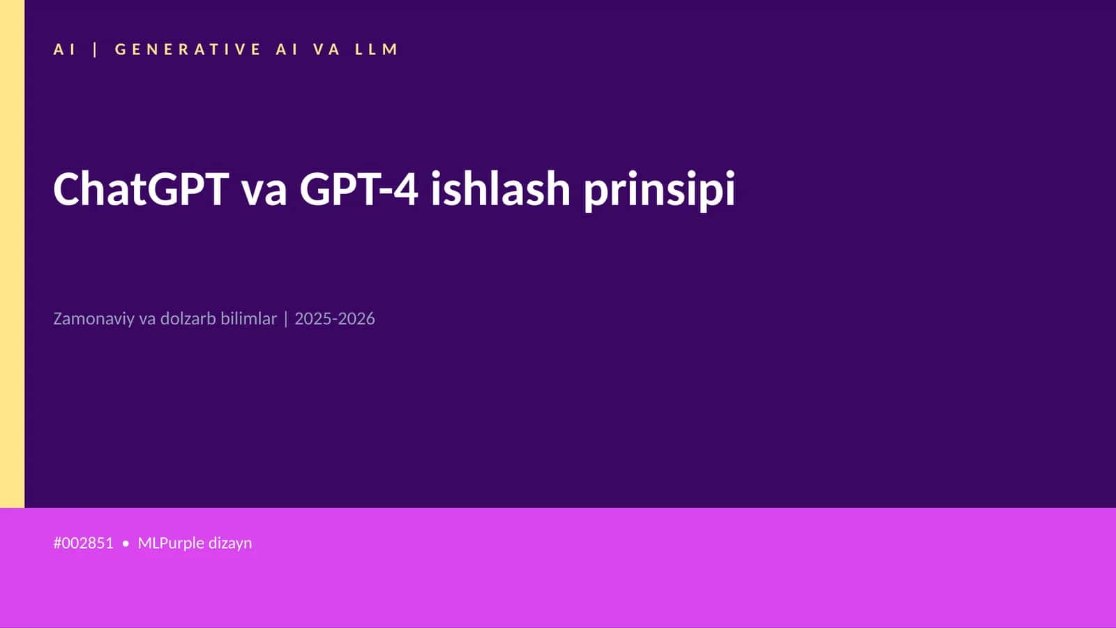 ChatGPT va GPT-4 ishlash prinsipi 1