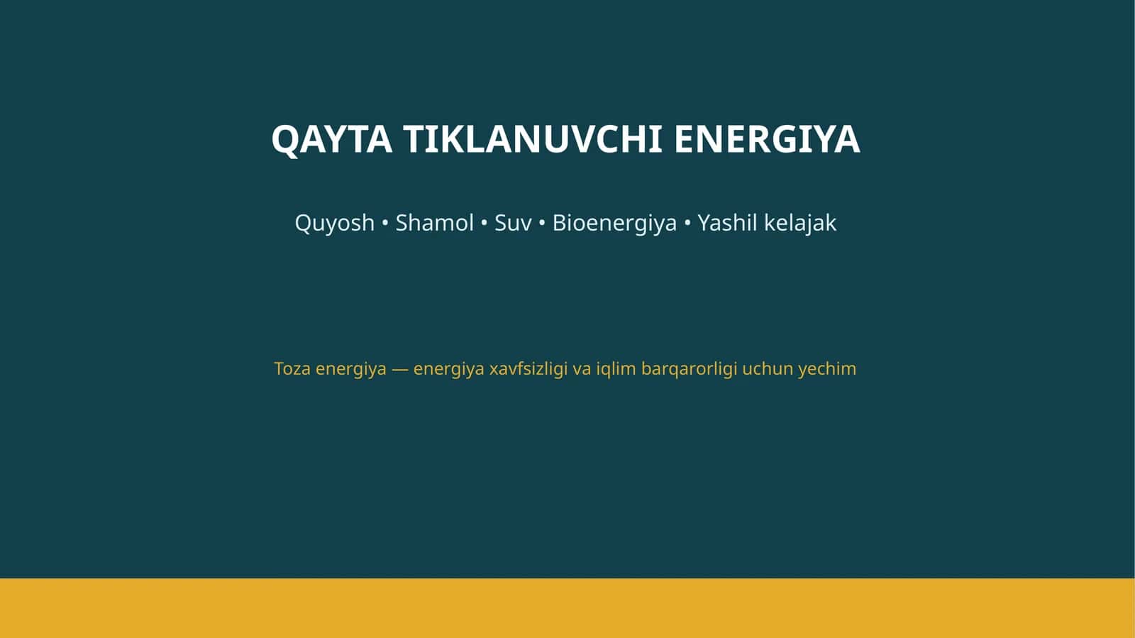 QAYTA TIKLANUVCHI ENERGIYA 1