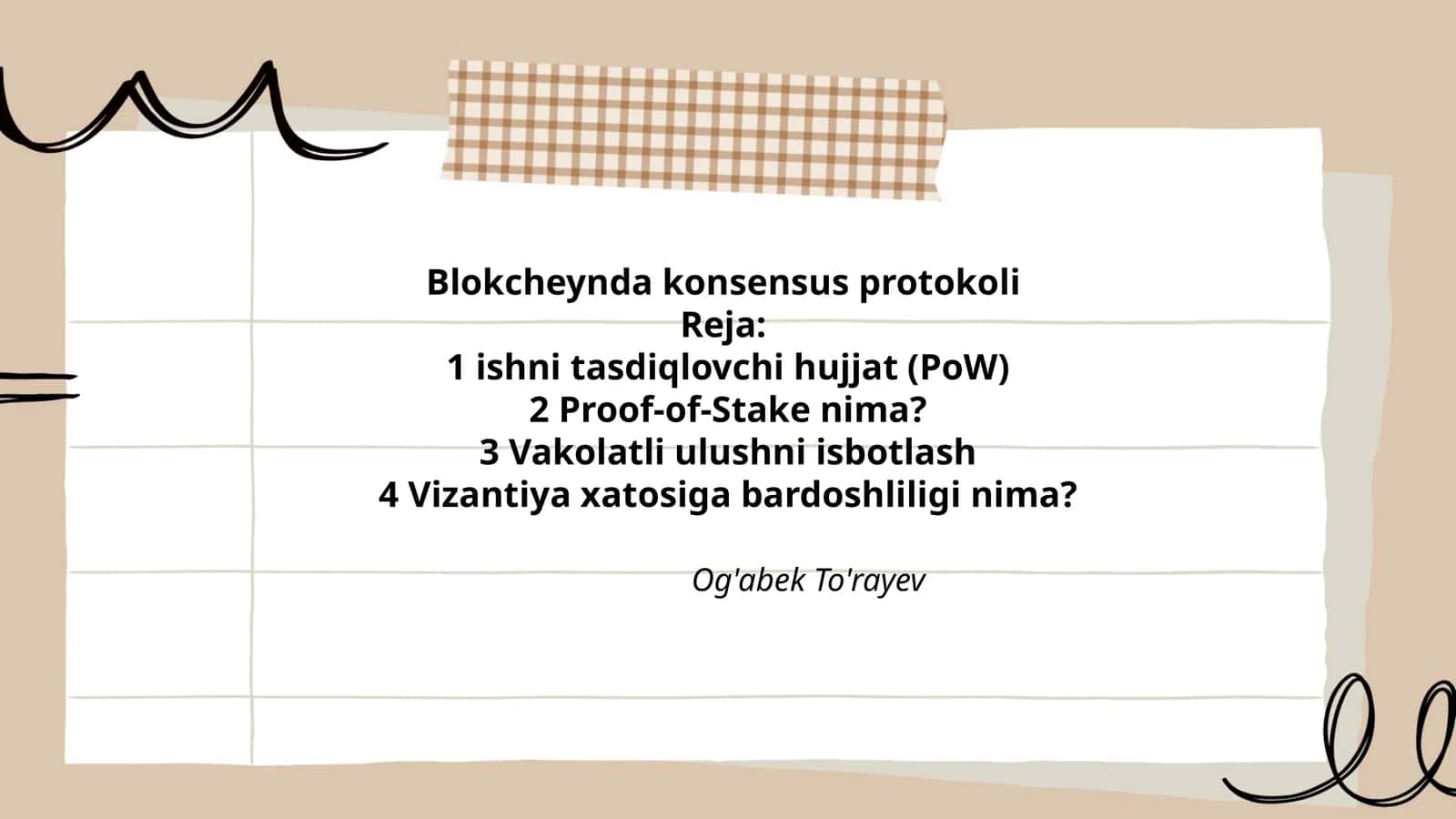 Blokcheynda konsensus protokoli 1