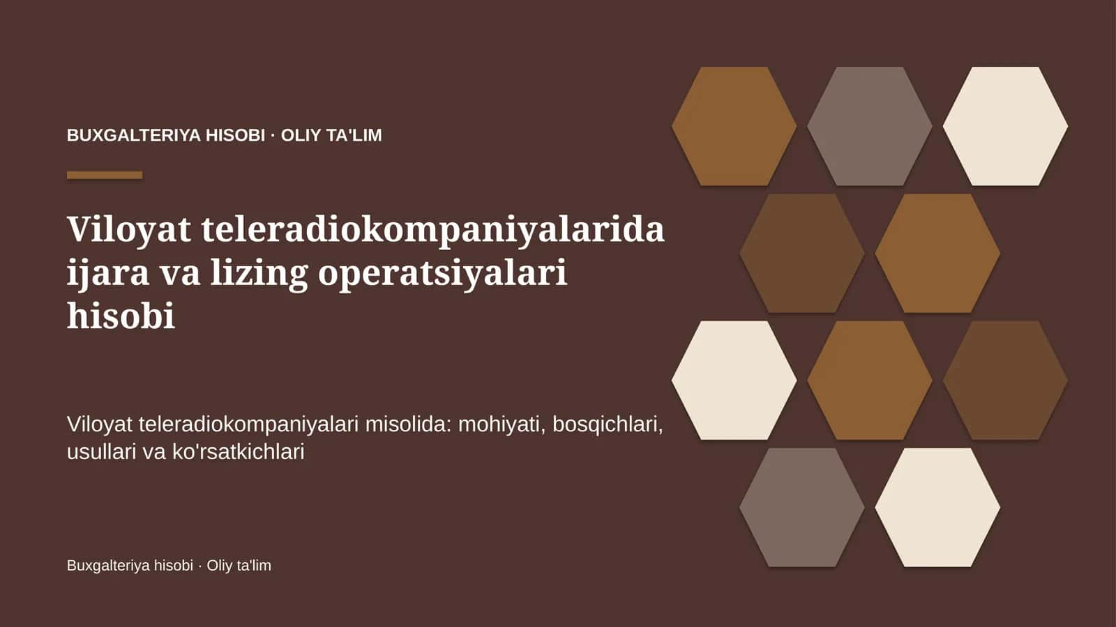 viloyat teleradiokompaniyalarida ijara va lizing operatsiyalari hisobi 4843 1