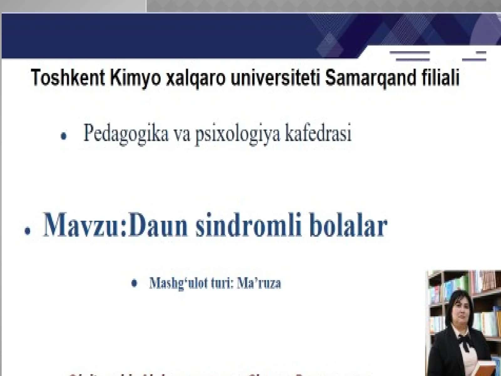 Daun sindromi 1