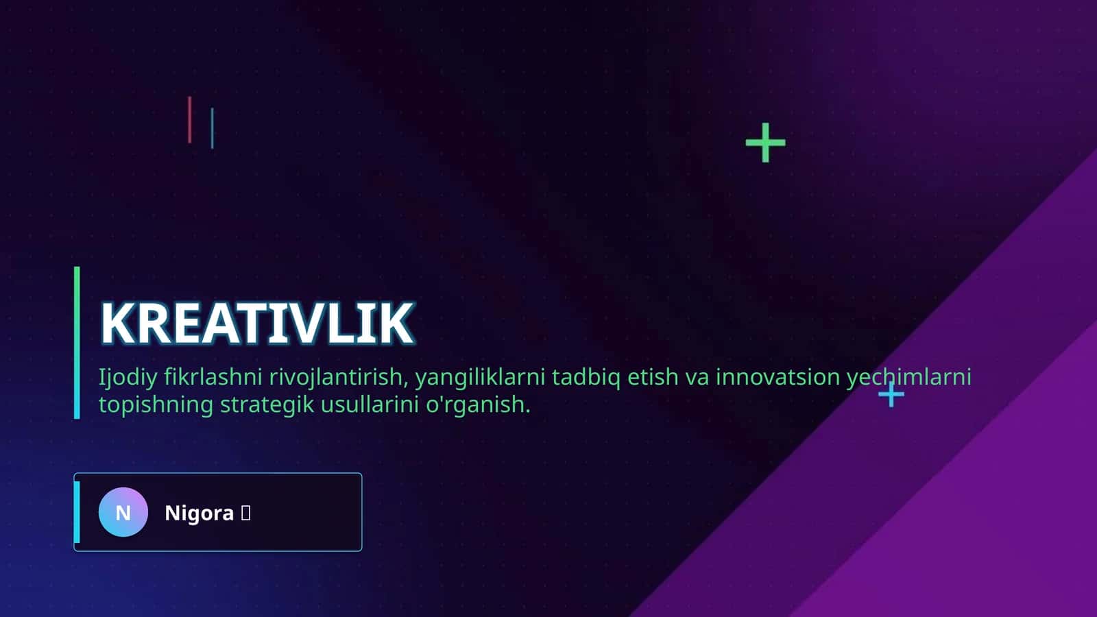 Kreativlik 1