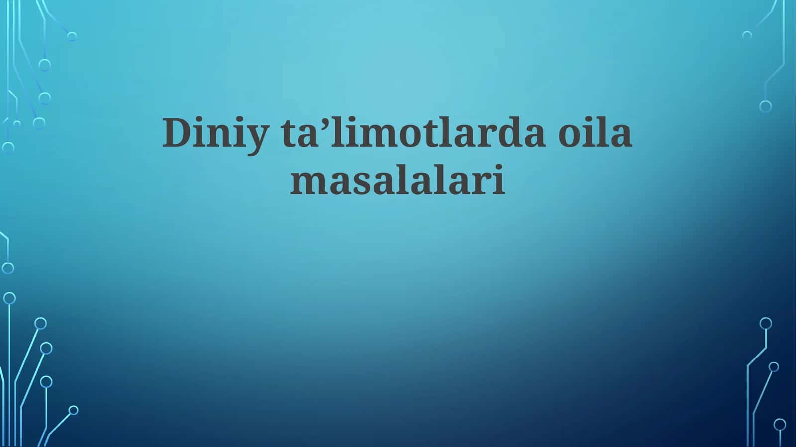 Diniytaʼlimotlardaoilamasalalari 1