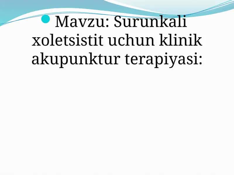 Surunkalixoletsistituchunklinikakupunkturterapiyasi 1