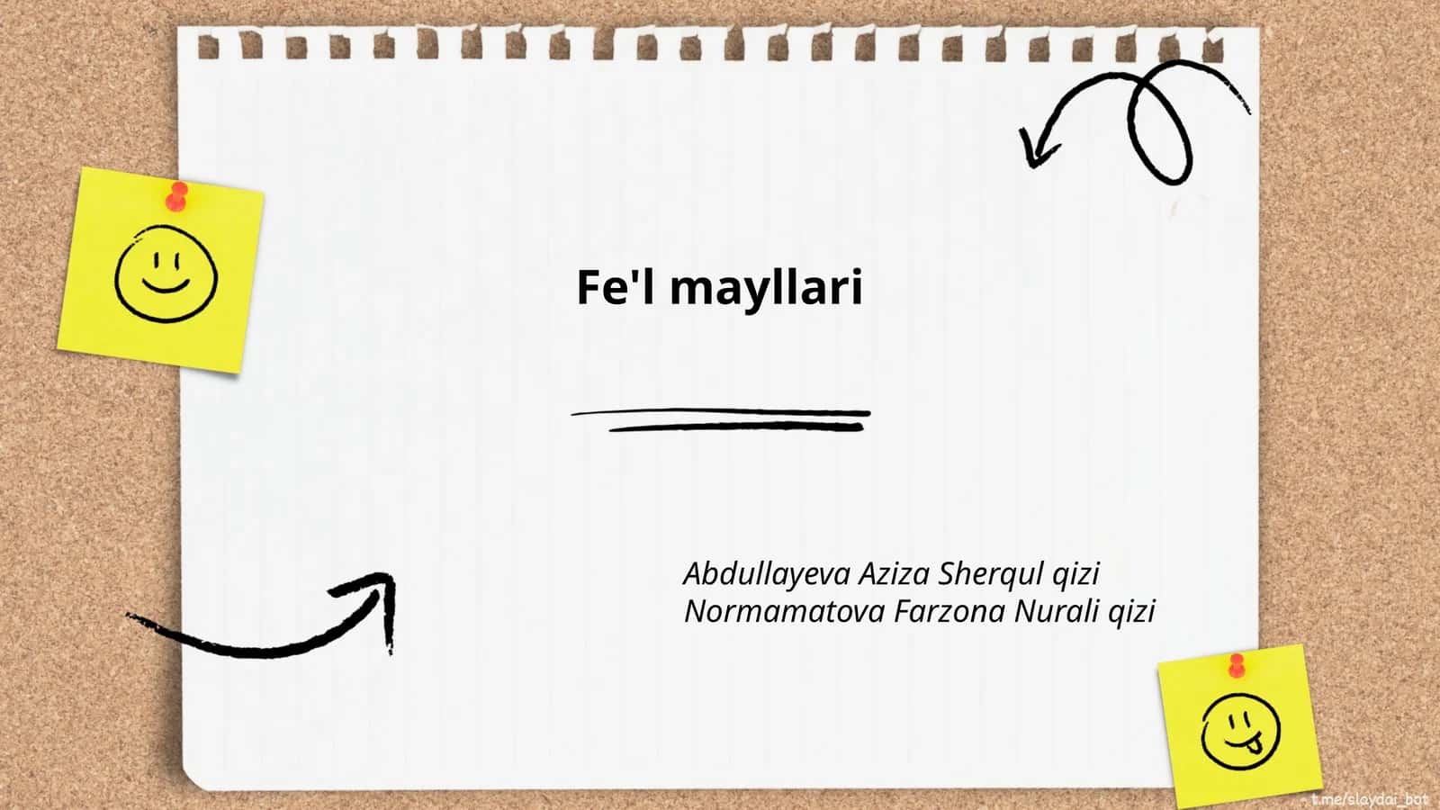 Fe'l mayllari 1