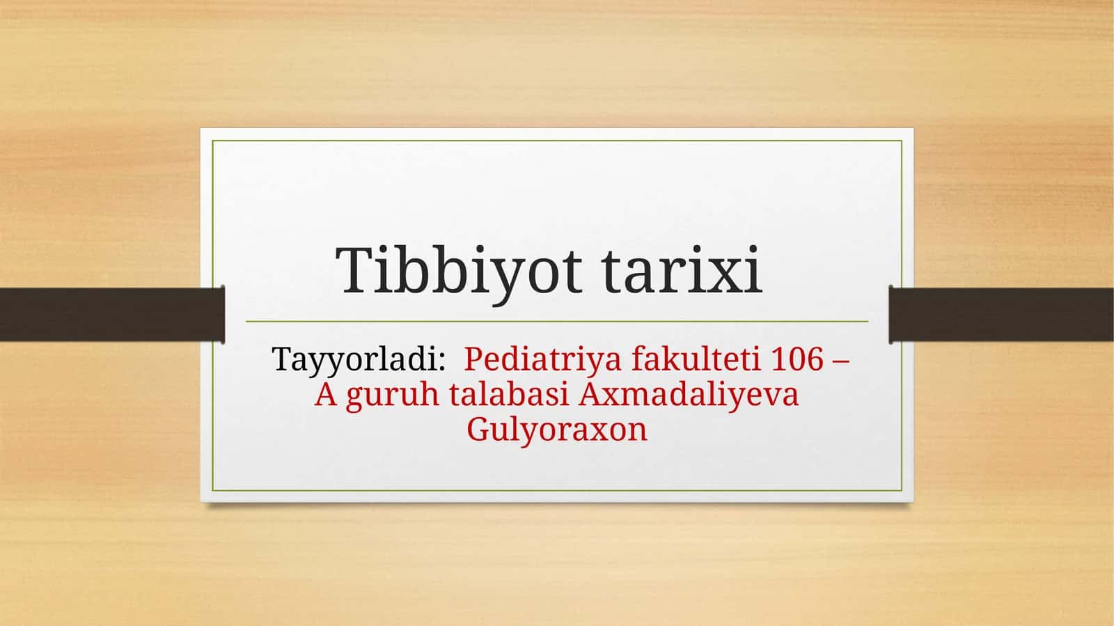 Hindiston tibbiyoti tarixi 1