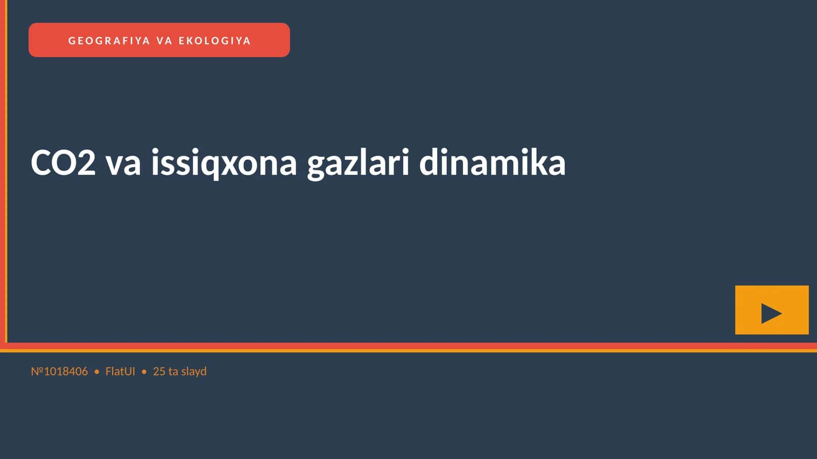 CO2 va issiqxona gazlari dinamika 1