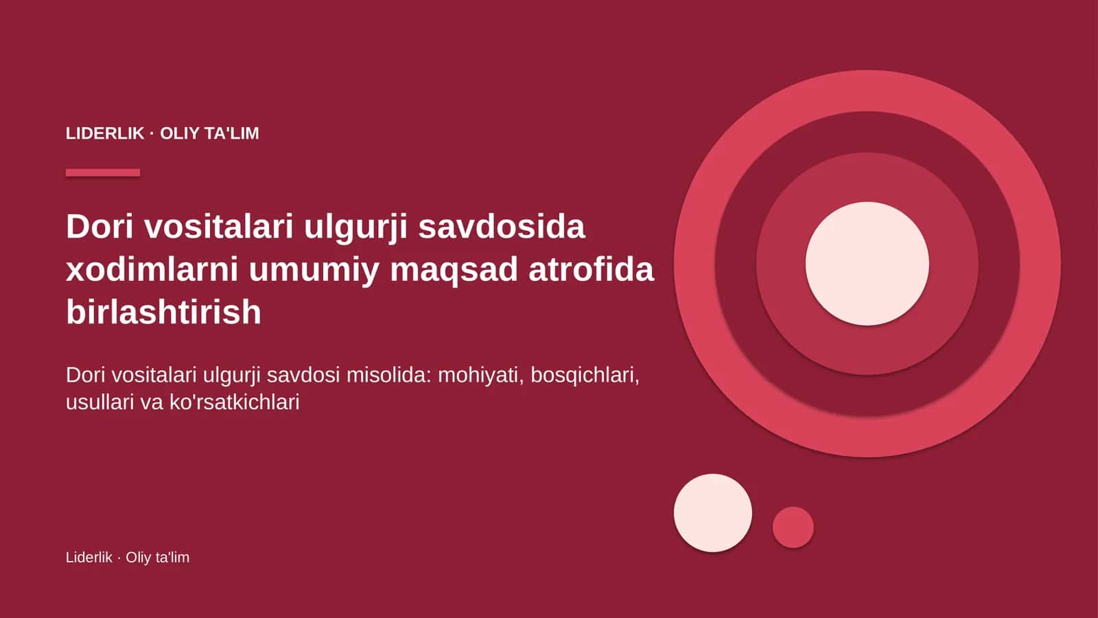 dori vositalari ulgurji savdosida xodimlarni umumiy maqsad atrofida birlashtirish 5378 1