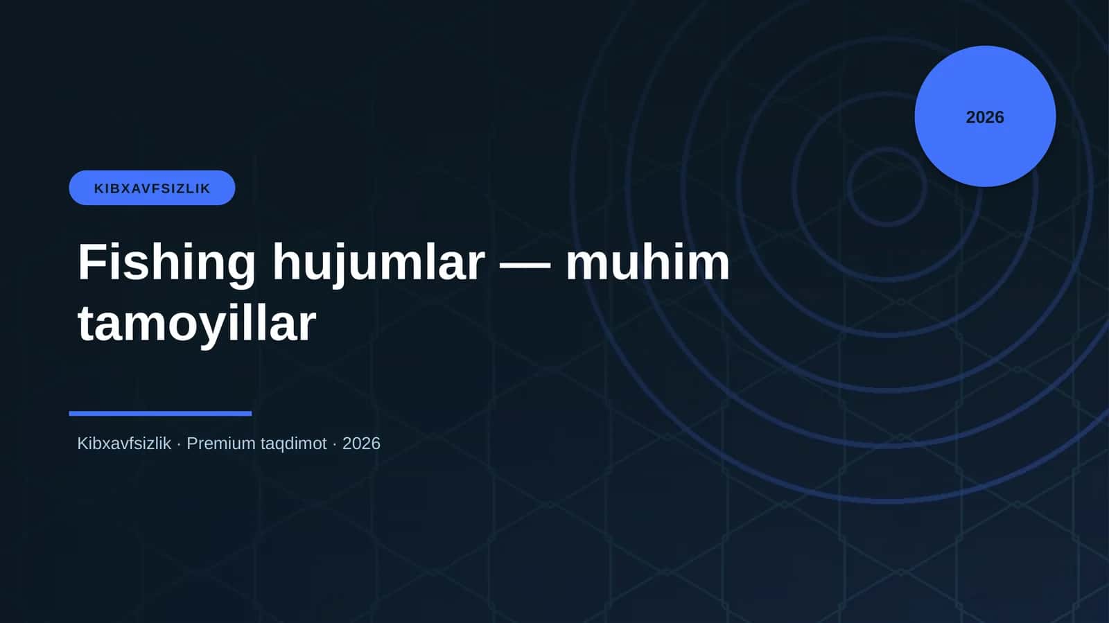 Fishing hujumlar — muhim tamoyillar 1