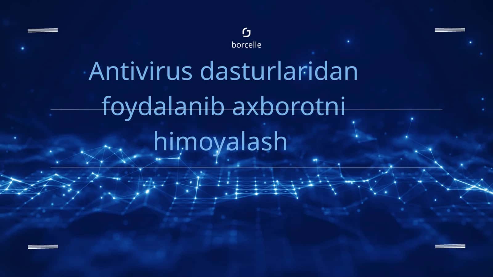 Antivirus dasturlaridan foydalanib axborotni himoyalash 1