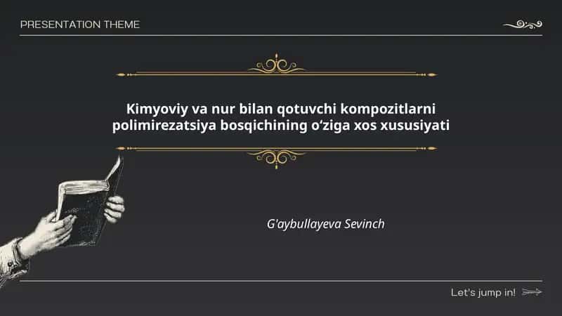 Kimyoviy va nur bilan qotuvchi kompozitlarni polimirezatsiya bosqichining oʻziga xos xususiyati 1