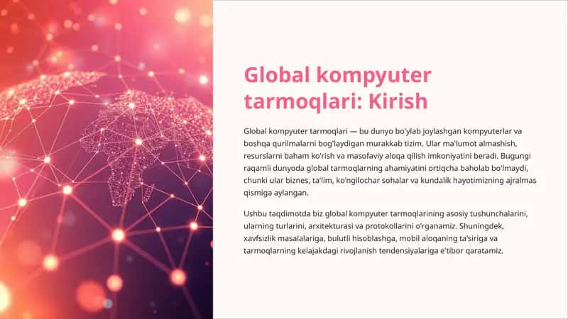 Global kompyuter tarmoqlari 1
