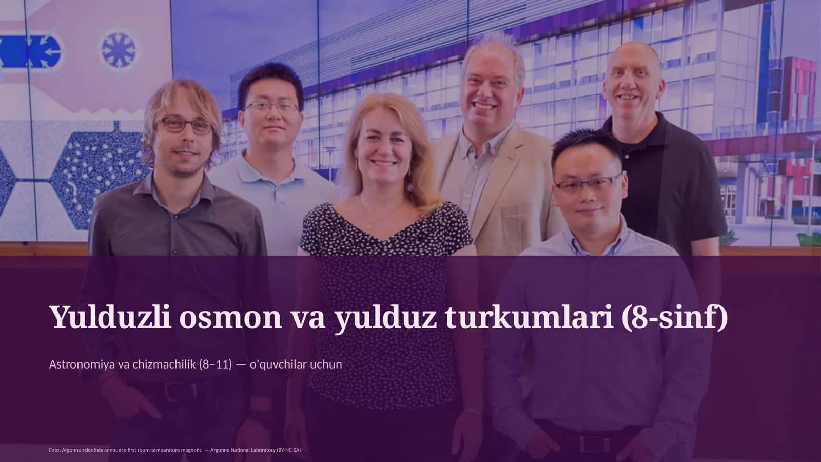Yulduzli osmon va yulduz turkumlari (8-sinf) 1