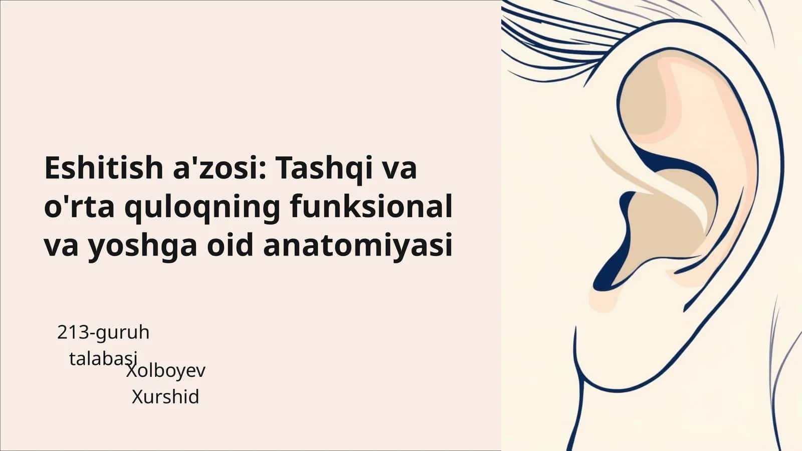 Eshitish tizimi 1