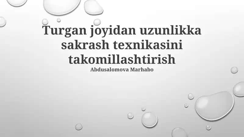 Sakrash Texnikasi 1