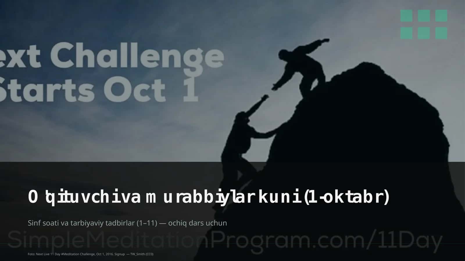 Sinf soati va tarbiyaviy tadbirlar 1