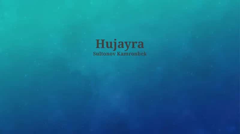 Hujayra 1
