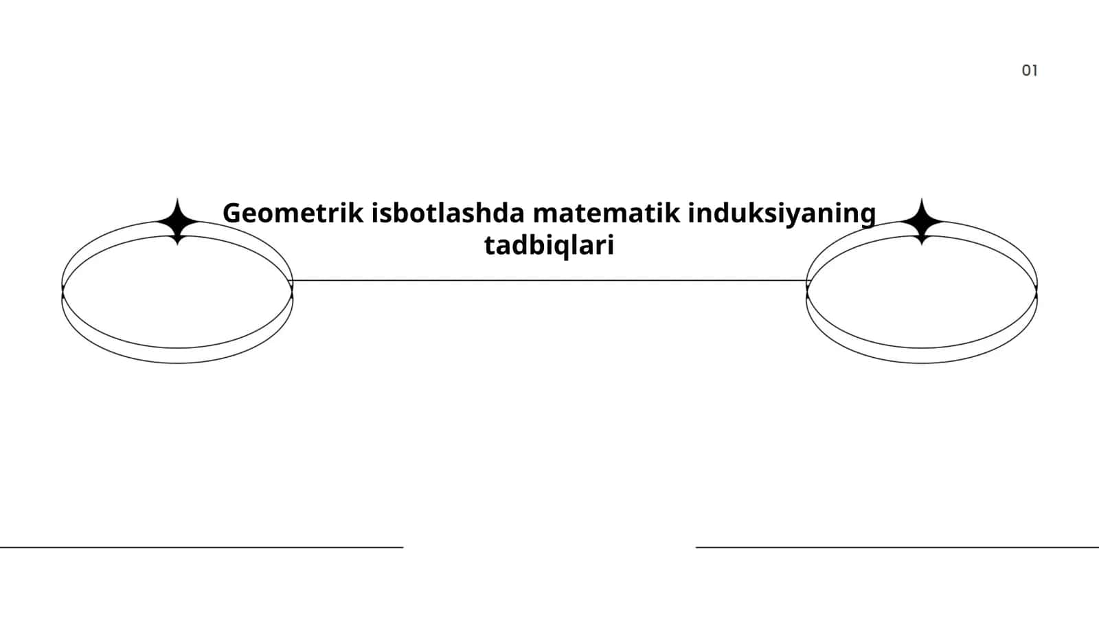 Geometrik isbotlashda matematik induksiyaning tadbiqlari 1