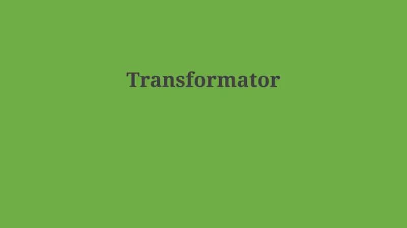 Transformator 1