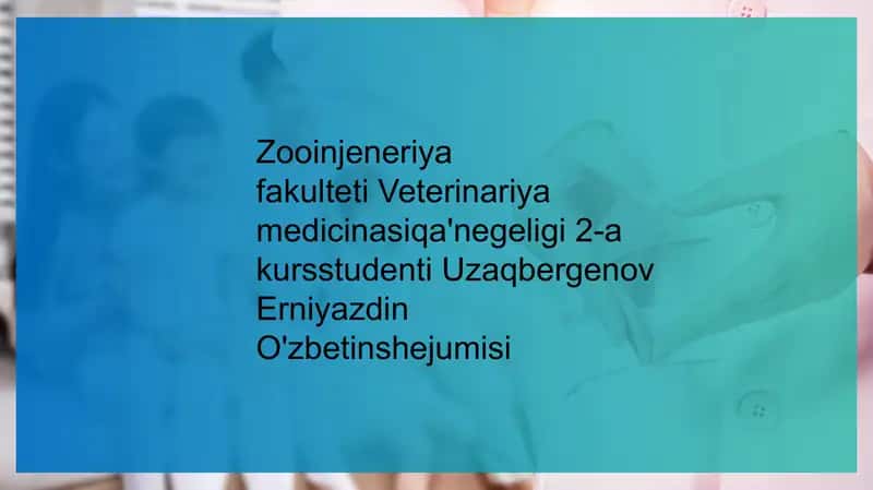Zooinjeneriya 1