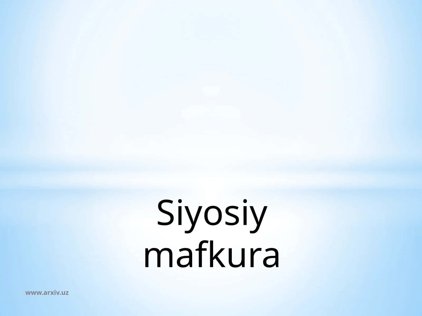Siyosiymafkura 1
