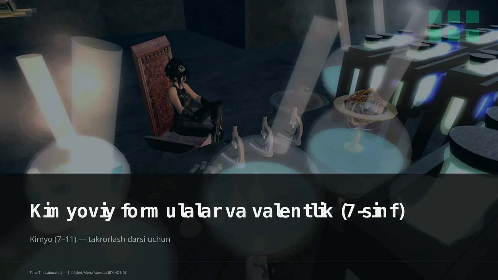 Kimyoviy formulalar va valentlik (7-sinf) 1