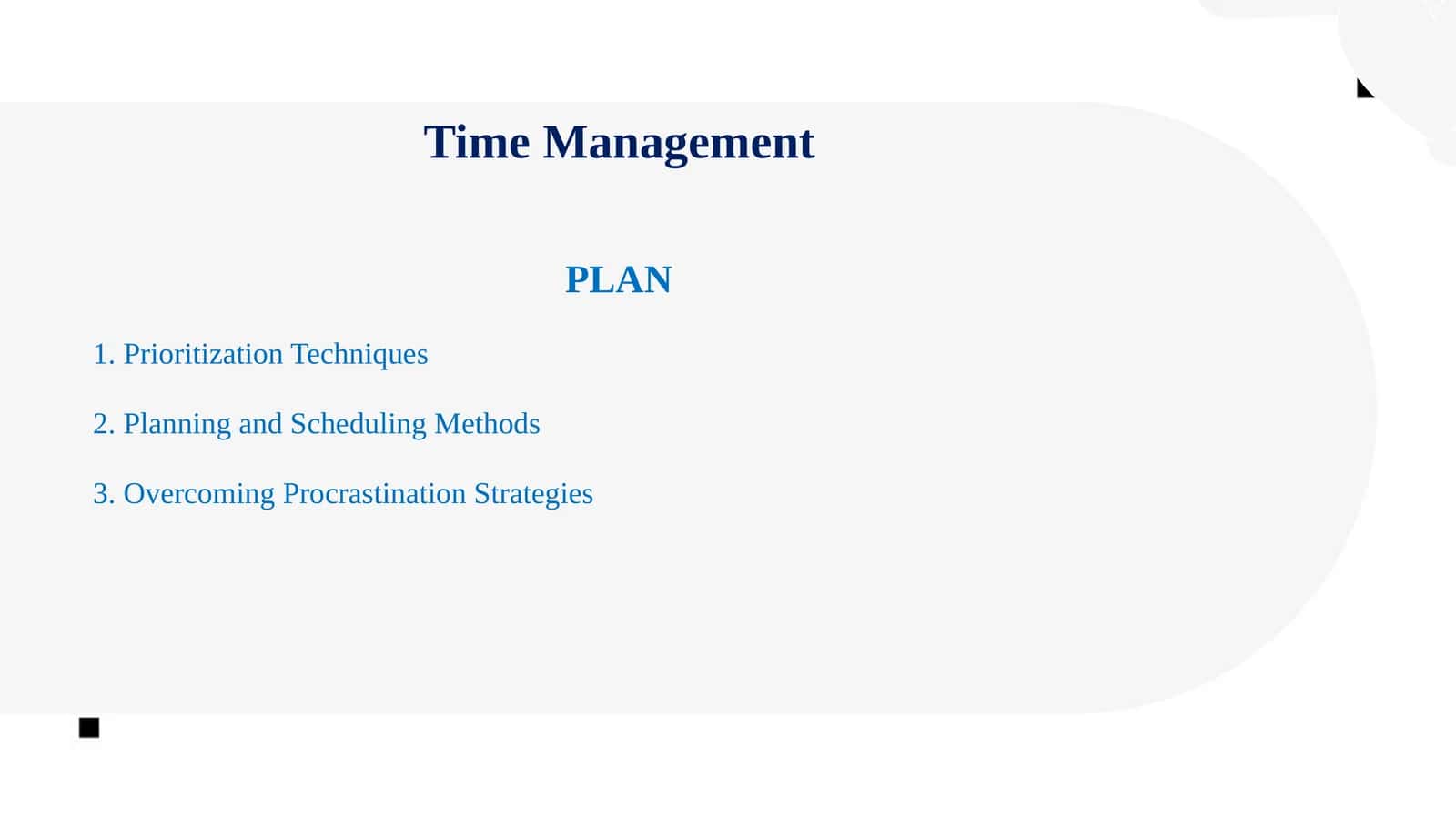 Time Management 1