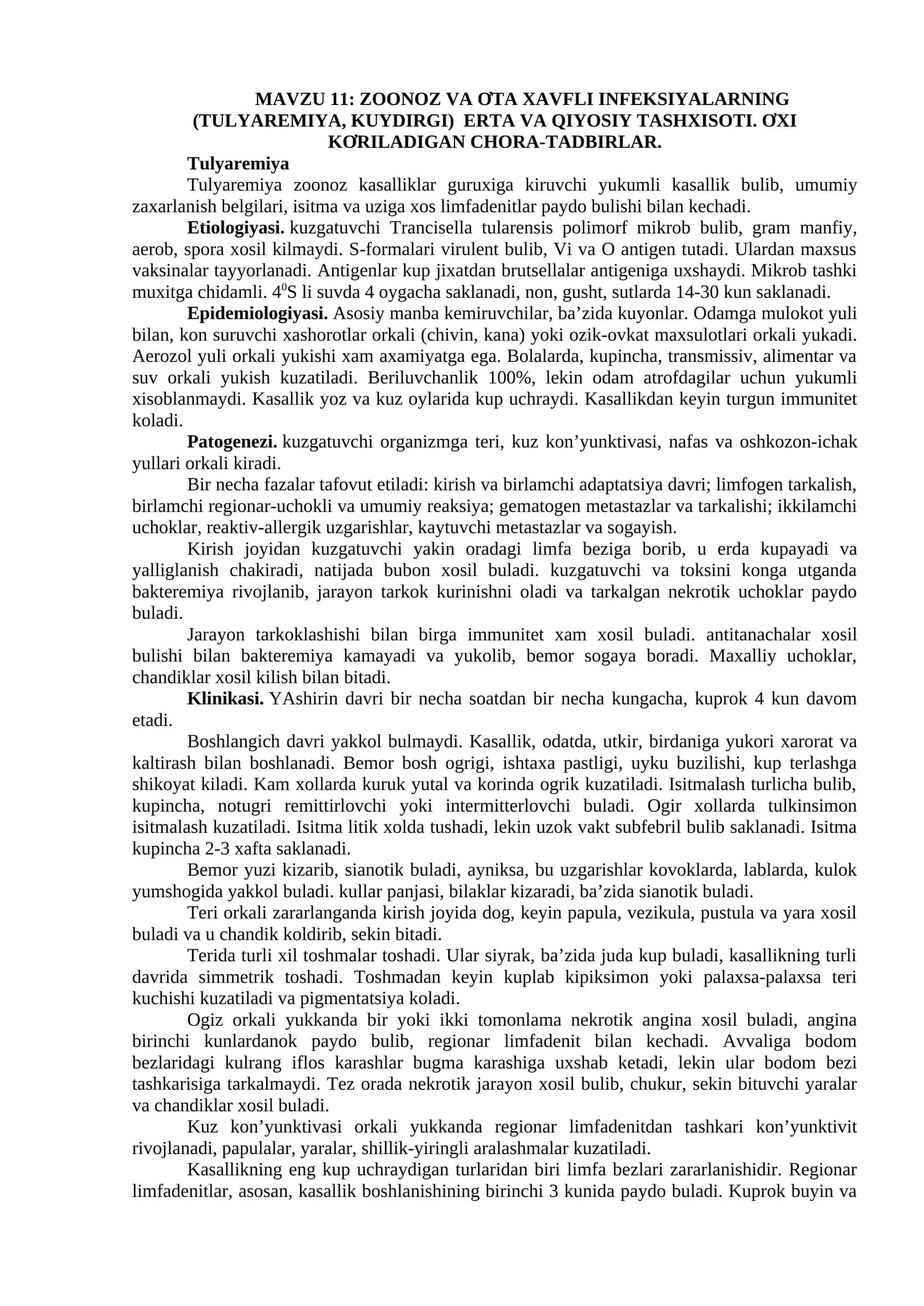 Tulyaremiya 1