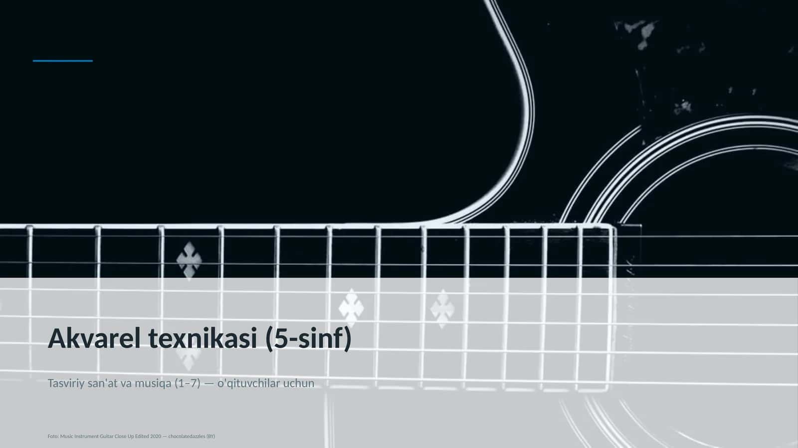 Akvarel texnikasi (5-sinf) 1