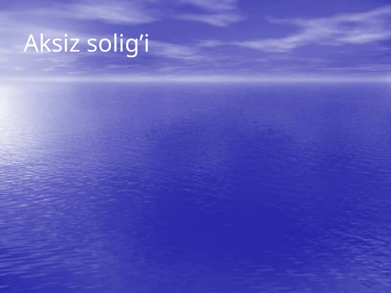 Aksiz solig’i 1