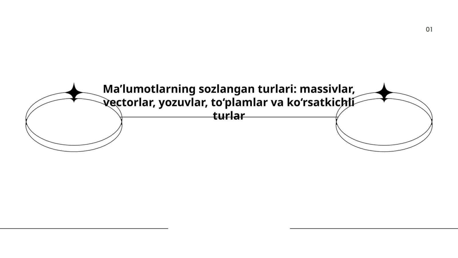 Ma’lumotlar tuzilmalari 1