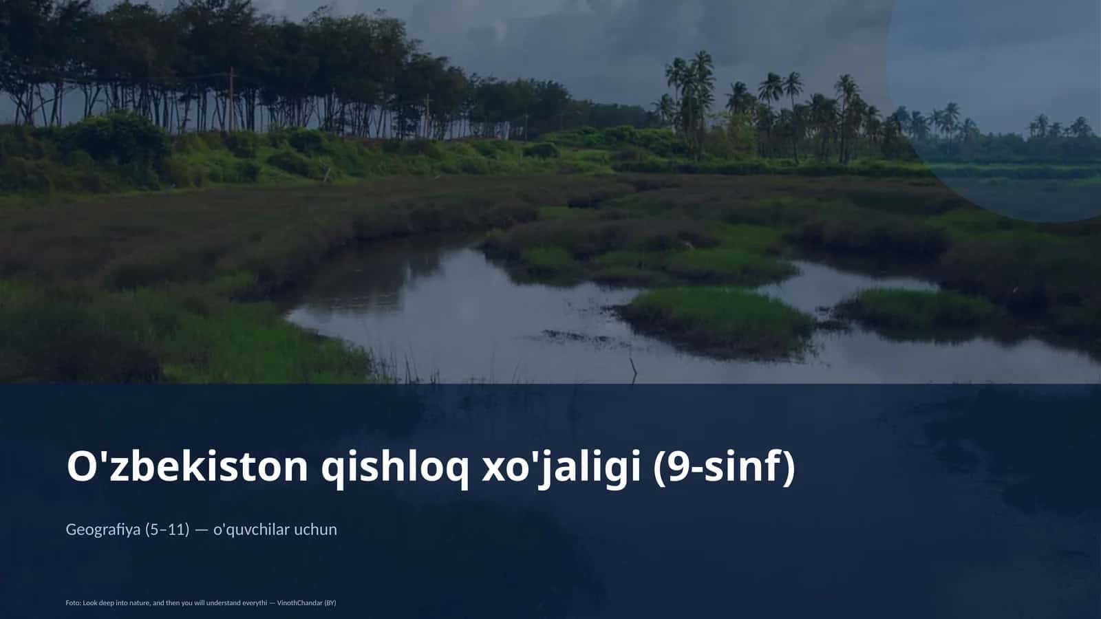 O'zbekiston qishloq xo'jaligi (9-sinf) 1