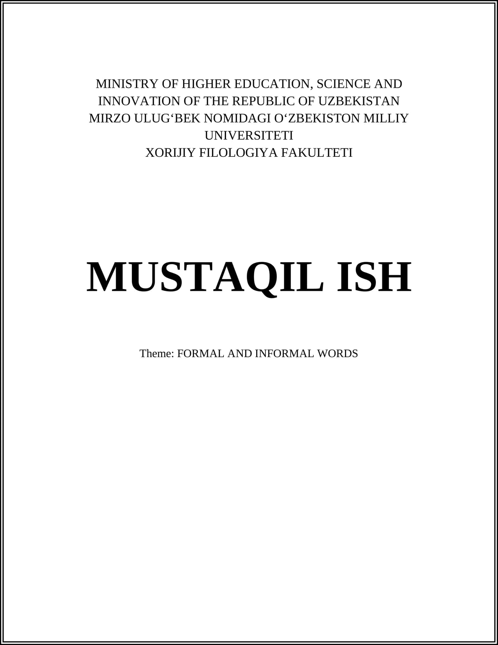 XORIJIY FILOLOGIYA FAKULTETI 1